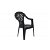 Pack de 25 sillas apilables monobloc para exterior con acabado color antracita Palma Resol