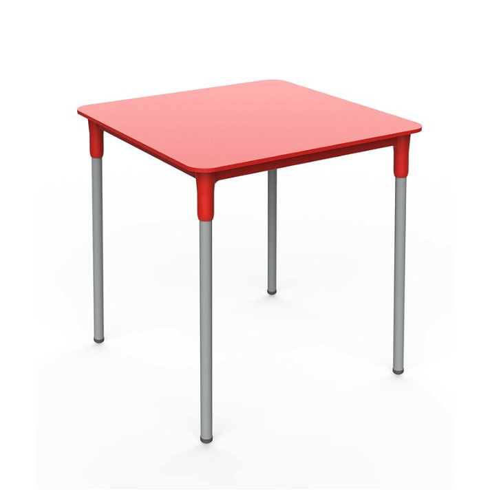 Mesa para exterior cor vermelha Zurich Garbar