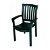 Resol Malibu set of 24 dark green armchairs