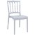 Lot de chaises pour extérieur en fibre de verre et en polypropylène de couleur gris argenté Napoléon Garbar