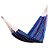 Hamaca colgante para jardín de 210 cm de algodón y poliéster en acabado color azul Outsunny