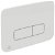 Placa pulsadora fabricada en plástico ABS con acabado blanco brillo M3 Oleas Ideal Standard