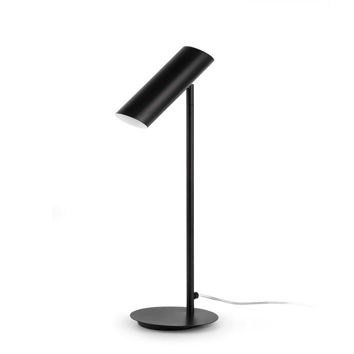 Lampe de table avec ampoule GU10 fabriquée en acier avec finition noire LINK Faro