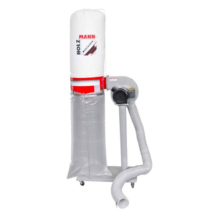 Aspiradora de virutas industrial con tubo de 2,4 metros y tensión de entrada a elección ABS1080 Holzmann