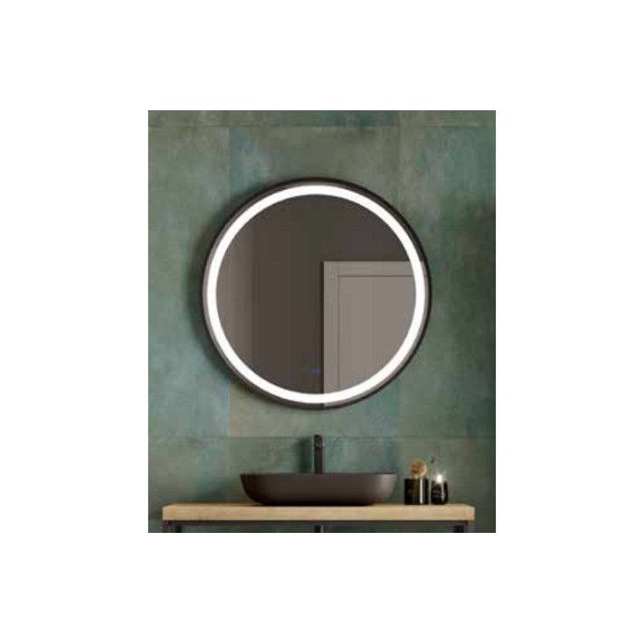 Espejo de pared para baño con luz led integrada y sistema anti vapor Aura Coycama