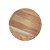 Plato redondo para asado de madera de teca con lijado natural de 26 cm Tramontina