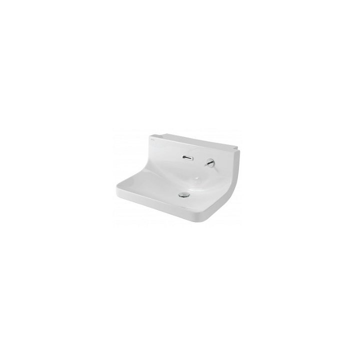 Lavabo suspendu rectangulaire pour salle de bains avec finition blanche BLEND Unisan