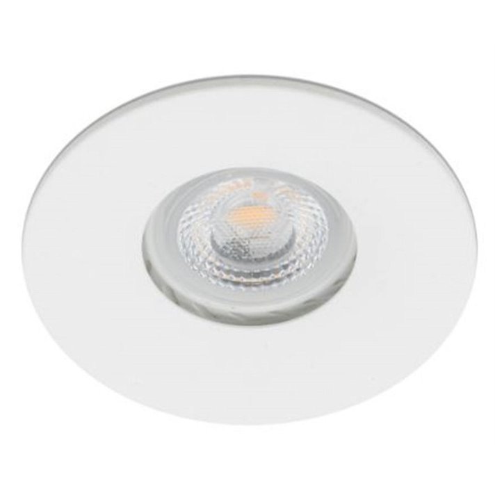 Spot à encastrer au plafond avec lumière GU10 de forme ronde et de couleur blanche Faro