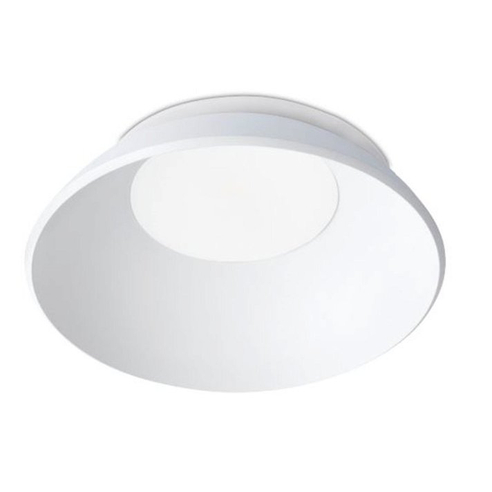 Lámpara empotrable BOL LED blanca y redonda Ø20cm Faro