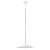 Lámpara colgante para interior fabricada de metal y cristal con acabado de color blanco Slim LED Faro