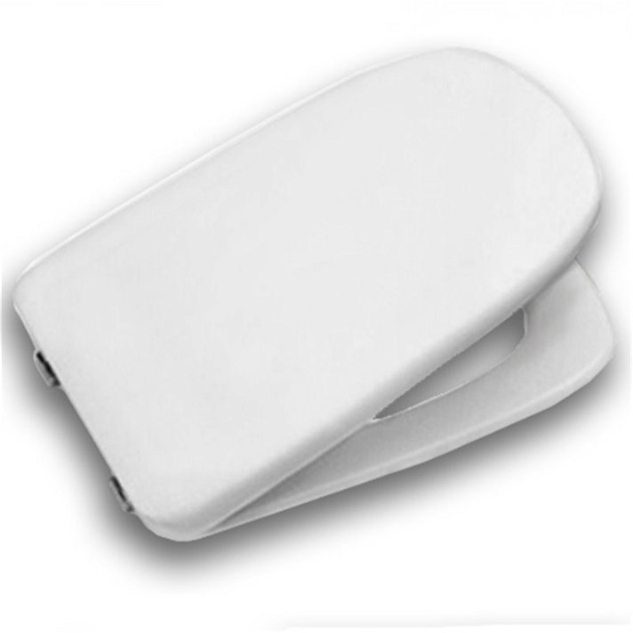 Sedile e anello della toilette in materiale antibatterico bianco Veronica Roca