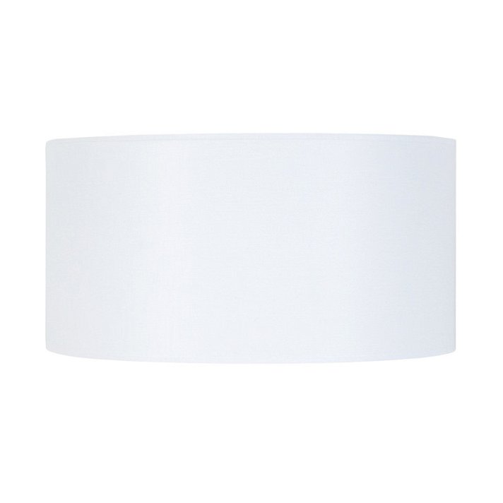 Paralume di ricambio per lampada fabbricato in tessuto di colore bianco Cylindrique 45 Tosel
