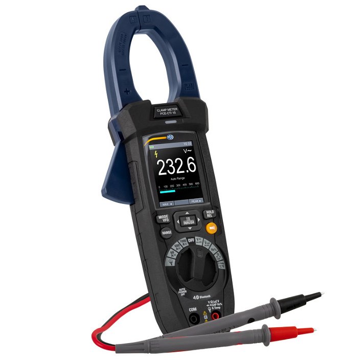 Pince ampèremétrique pour mesures éléctriques de 1500 V AC DC CTI 10 PCE Instruments