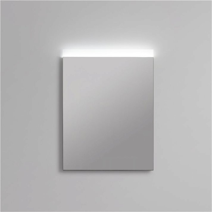 Miroir avec coins polis et lumière avec plusieurs options personnalisables Beech BathDecor