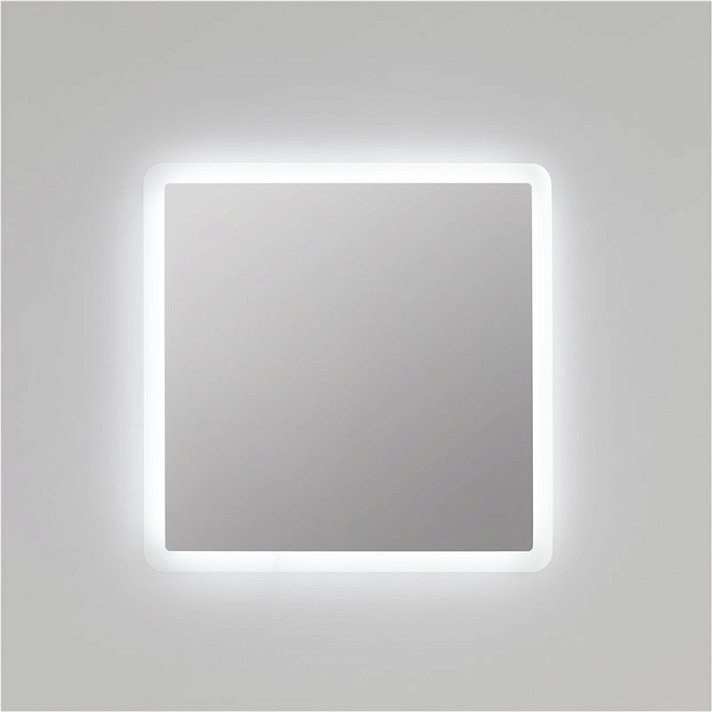 Espelho com borda arenada e luz led incorporada em várias medidas Cedar BathDecor