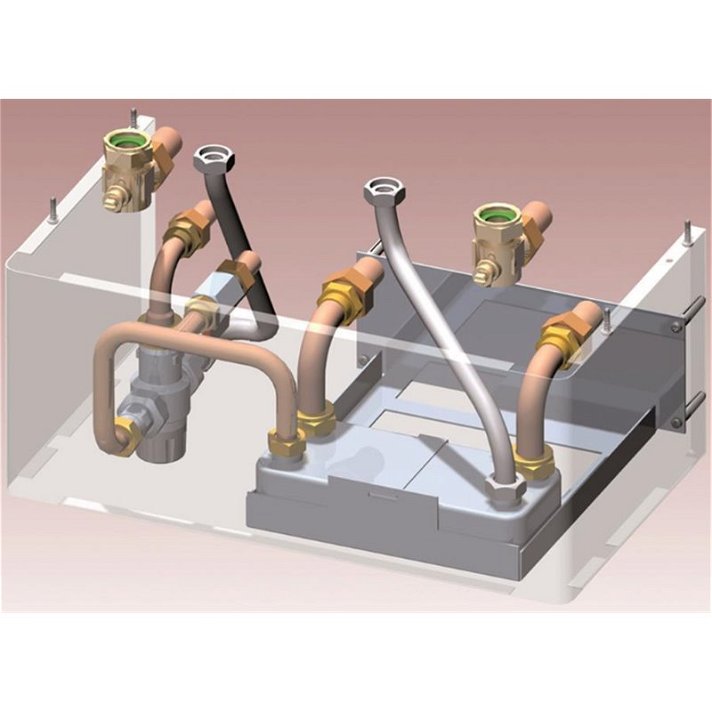 Accessoire hydraulique kit échangeur de chaleur à plaques Bluehelix Tech RRT+ Pro Slim Ferroli