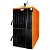 Caldaia a policombustibile realizzata in ghisa di colore nero e arancione SFL-6 FERROLI