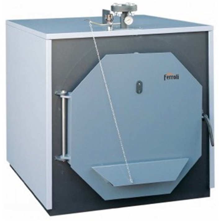 Caldera de leña de alto rendimiento de 40 kW para instalaciones de calefacción por agua TL-16/40 FERROLI