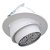 Foco circular direccionable blanco para bombillas PAR30 E27