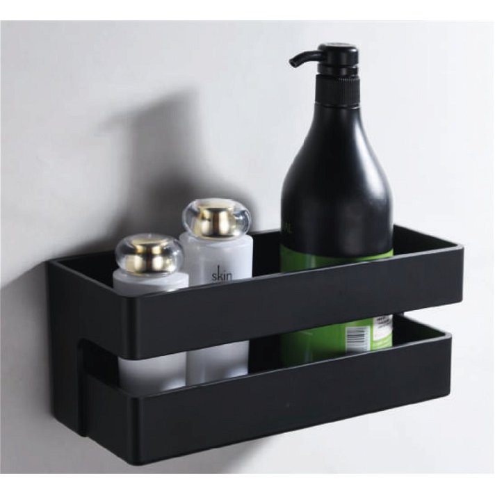 Imex black rectangular PVC shelf