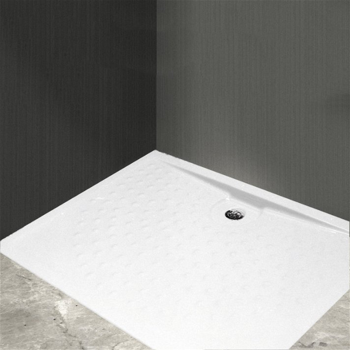 Platos de ducha antideslizantes fabricados en material de acrílico de 80x120 cm Prestosan Presto