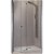 Pare-douche d'angle avec fixe et porte pivotante en verre trempé SL603 + SL602 Kassandra