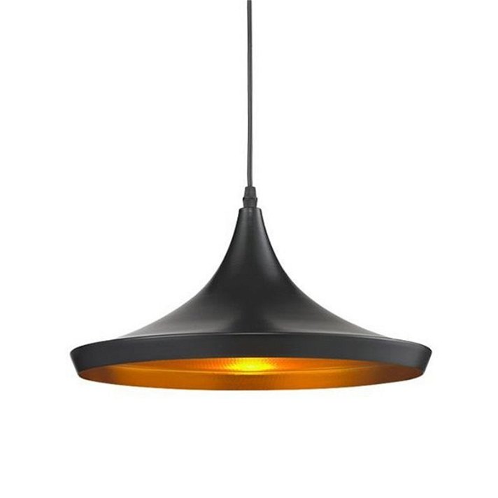 Lámpara colgante OSLO negra E27 LedHabitat