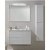Mueble suspendido para baño con lavabo mineralmarmo integrado de 90 cm Alfa Royo