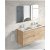Mueble de baño con lavabo cerámico de dos senos integrado 120 cm varios colores Alfa Royo