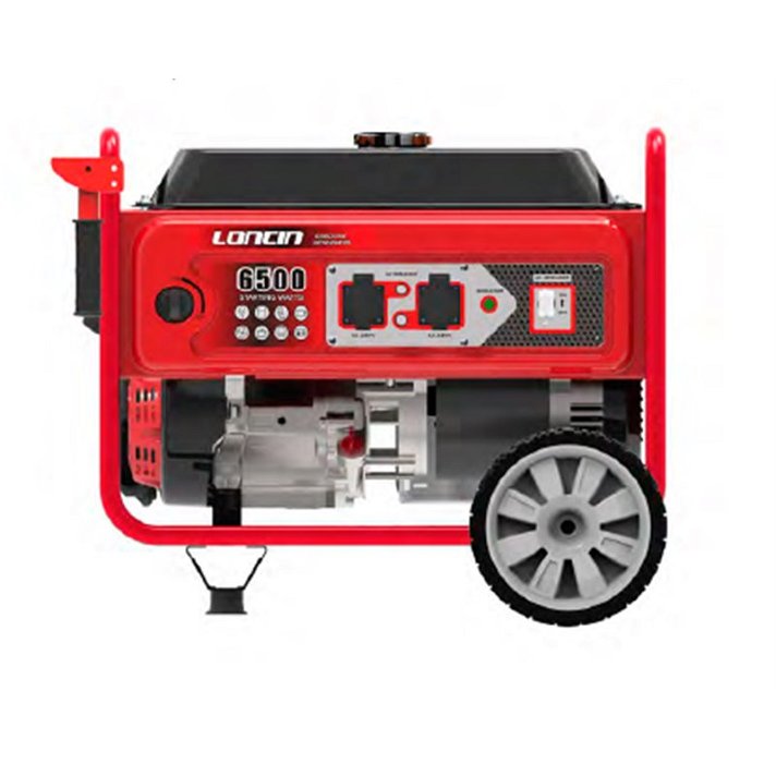 Generador a gasolina con depósito de 15 litros y potencia de 6500 W LC6500J Motogarden