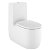 WC-Komplett-Set 39,5 cm gefertigt aus Porzellan in mattem Weiß Beyond von ROCA