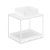 Mueble con lavabo y estante deslizante 60 cm fabricado en acero y madera The Grid Evo Cosmic