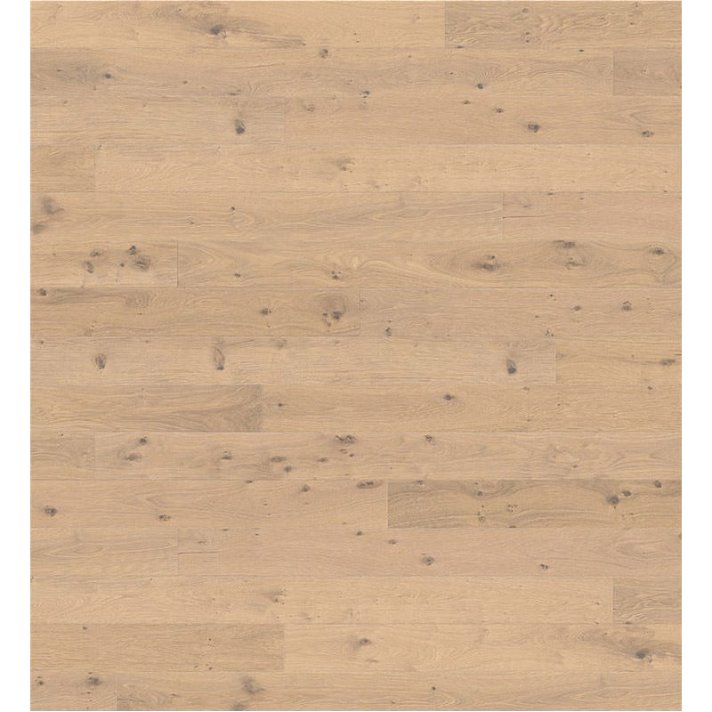 Pavimento de madera con lamas de 220 cm de acabado roble blanco puro Sauvage retro 4V nL HARO