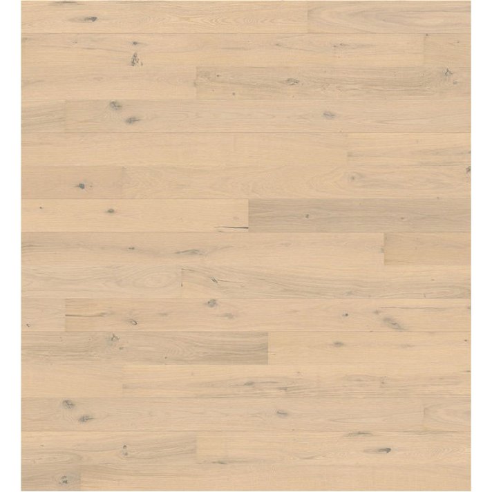 Pavimento de madera con lamas de 220 cm de acabado roble blanco arena Sauvage 2V nD HARO
