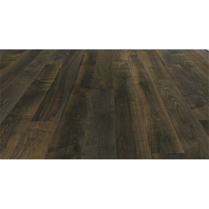 Pavimento de madera natural con lamas de 220 cm de acabado fresno gris oleovera Expressiv 4V HARO