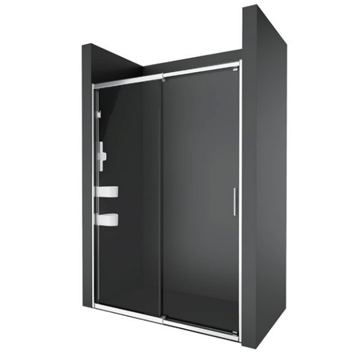 Box doccia con 1 porta scorrevole + una parete frontale fissa DCE2 BATH+