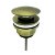 Válvula de desagüe click-clack universal de latón con acabado color bronce Clever