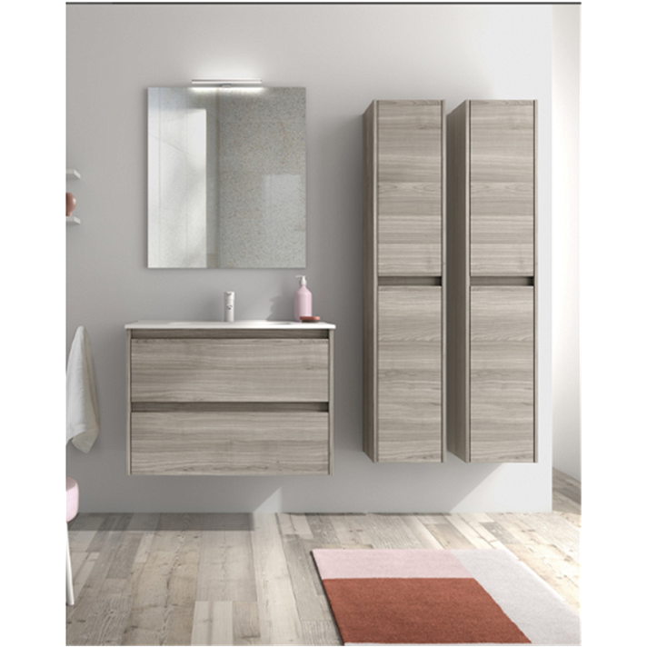 Royo Sansa 2-drawer vanity unit with ceramic wash-basin