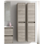 Vertikale Schranksäule mit zwei Türen erhältlich in mehreren Farben Sansa von Royo