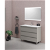 Mueble de baño de tres cajones con lavabo cerámico integrado blanco brillo Sansa Royo