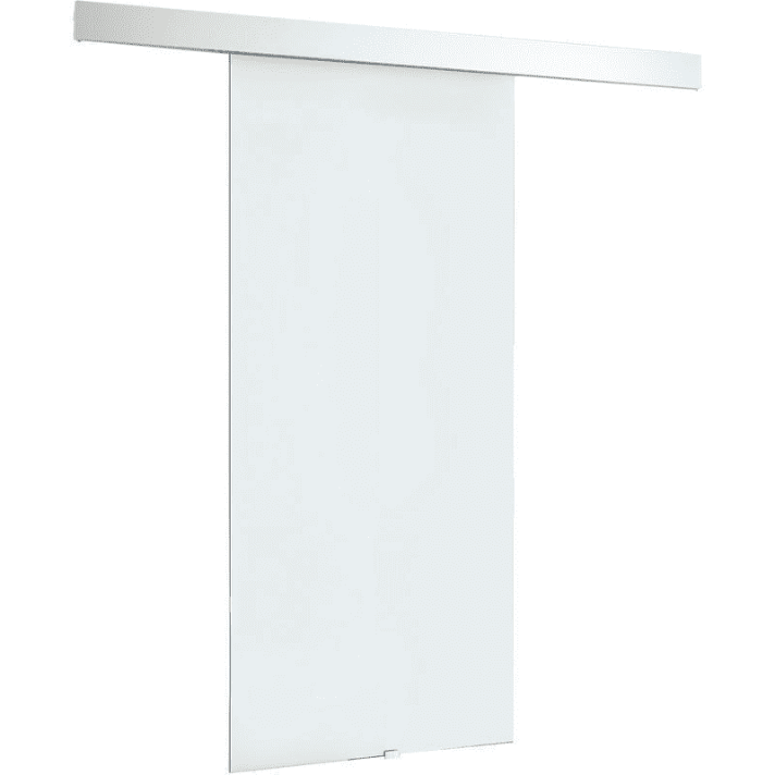 Puerta de corredera de cristal transparente 75x210 Homcom