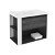 Mueble con lavabo resina 80cm Antracita-Frontal pizarra nature/Blanco B-Smart Cosmic
