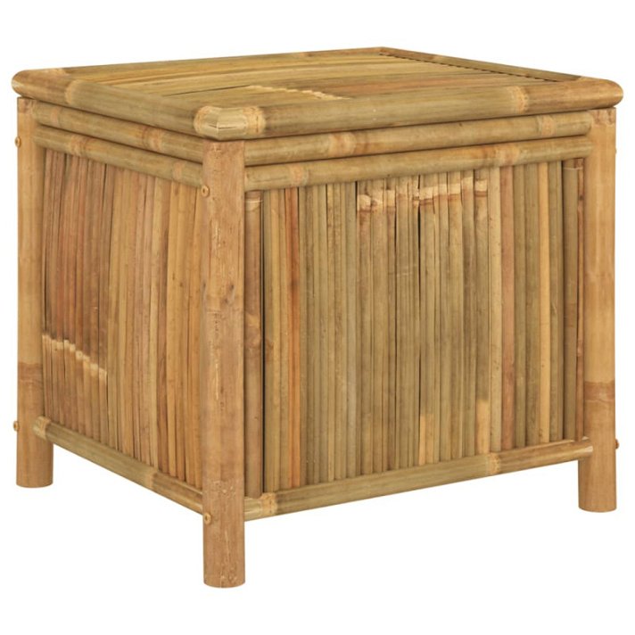 Caixa de arrumação de jardim em bambu com saco interior 60x55 cm Life XL