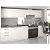 Tarraco Uniqa white kitchen cabinet set 240cm