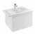 Mueble suspendido para baño de 63 cm hecho en aglomerado con acabado en color blanco Clean Plus Unisan