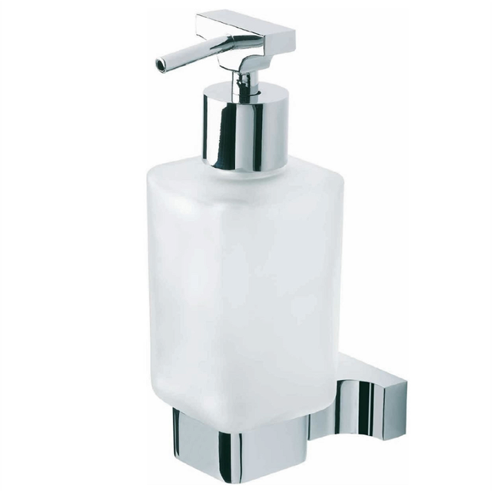 Dispenser di sapone in vetro e alluminio Quax Baño Diseño