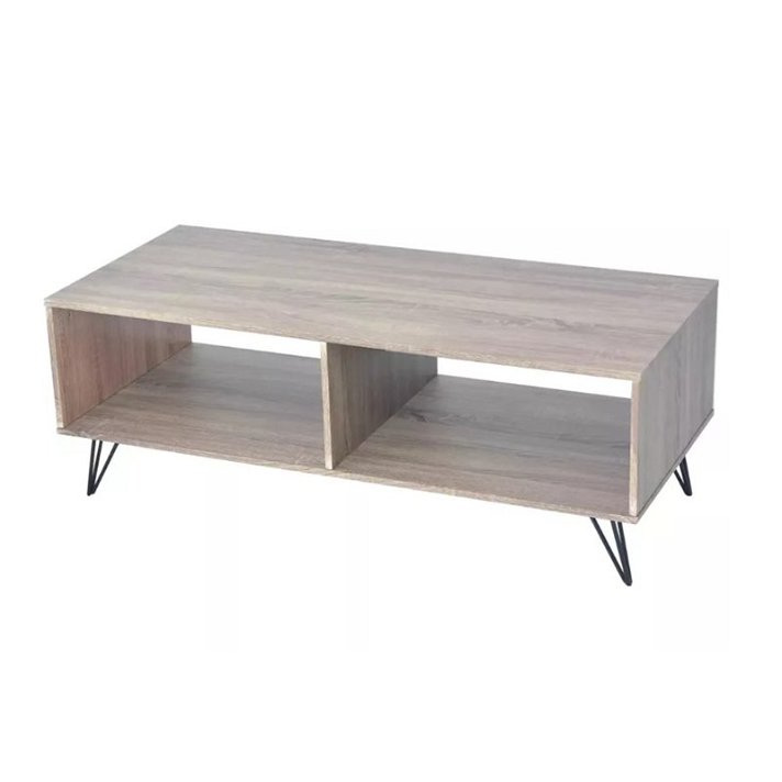 Mueble de televisón madera-gris VidaXL