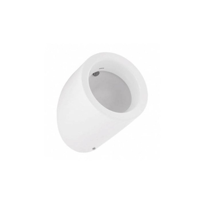 Urinario con diseño circular de porcelana vitrificada con un acabado en color blanco WCA Unisan