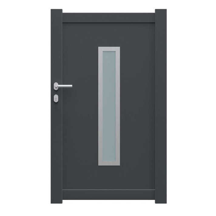 Puerta de aluminio resistente a medida con un color personalizable Silla Gardengate