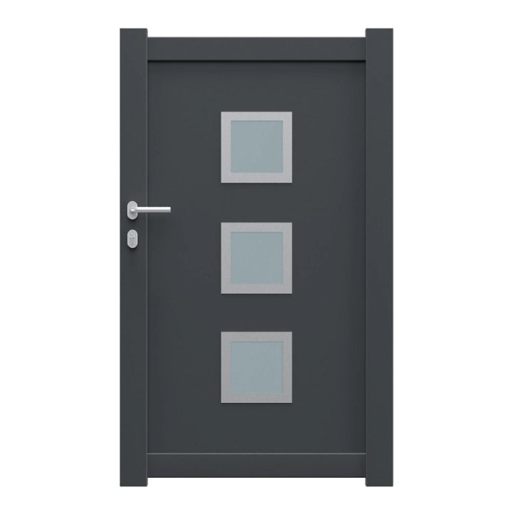 Puerta de aluminio resistente a medida con un color personalizable Priego Gardengate